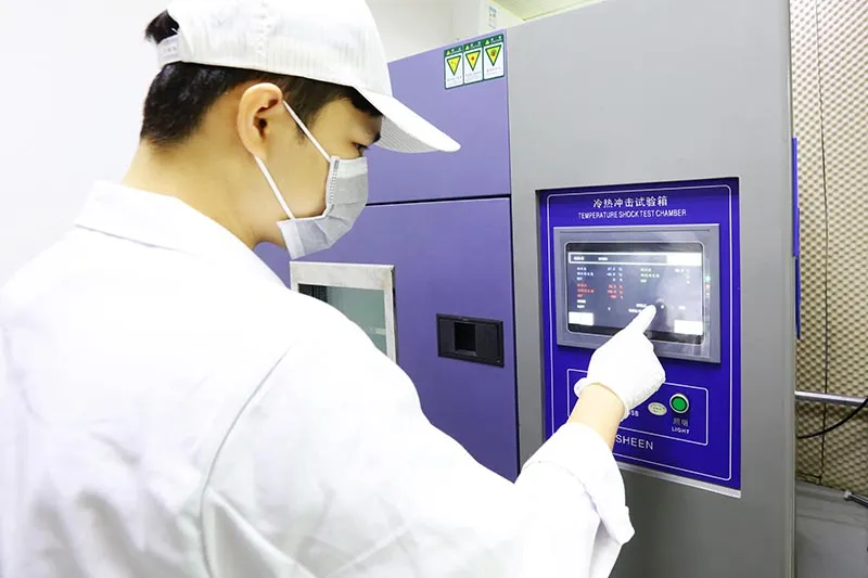 Humidity Cycling and Thermal Shock testing